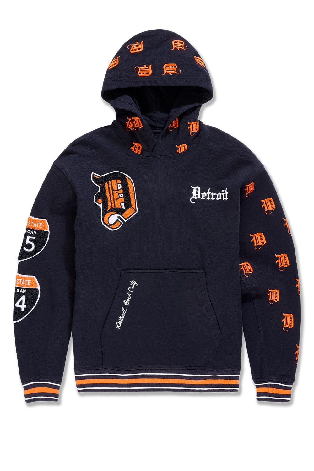 Jordan Craig 313 Pullover Hoodie (Tigers) S / Tigers