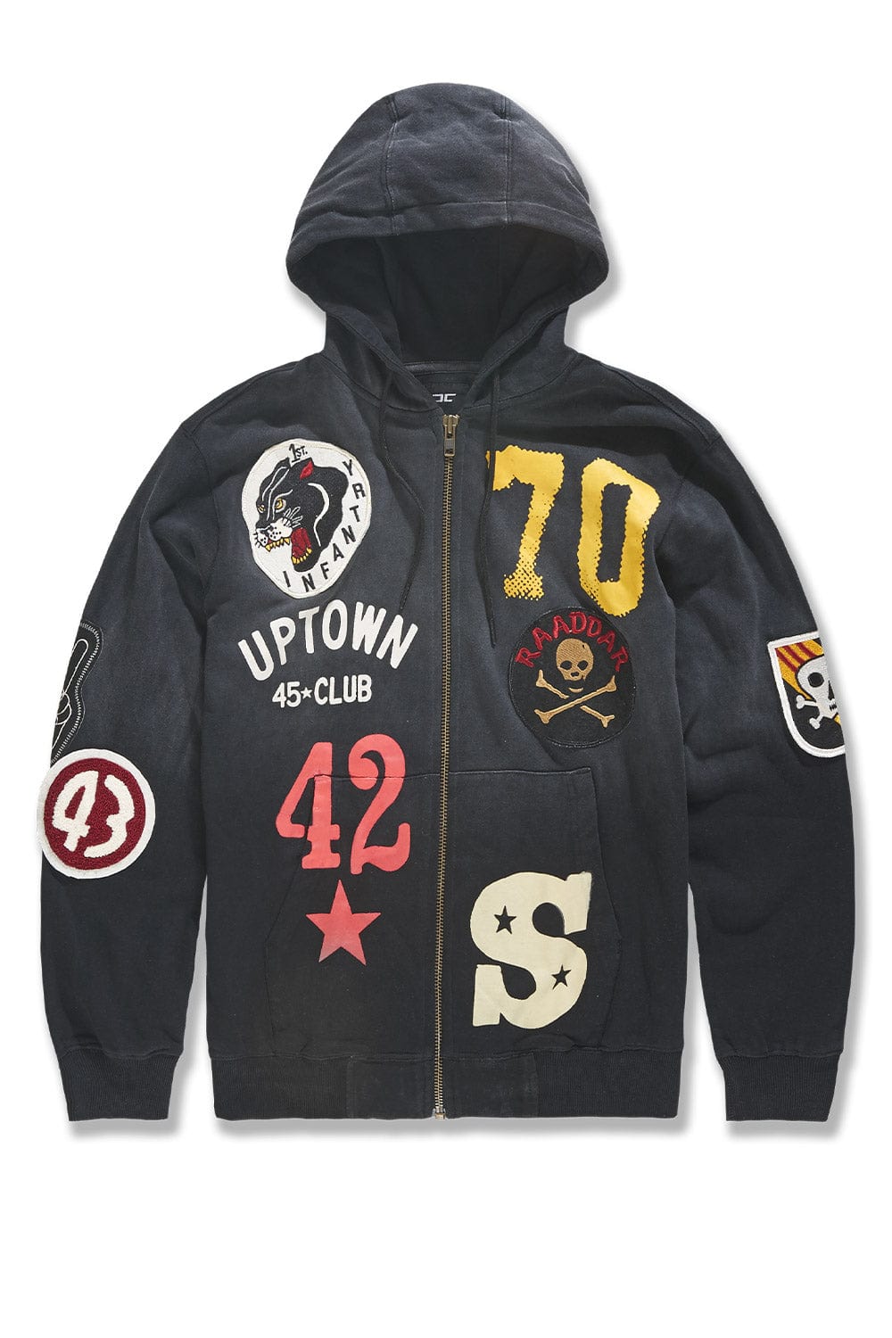 【JORDAN CRAIG】★パーカー★ Battalion Zip Up Hoodie Battalion Zip Up Hoodie (Black Shadow)