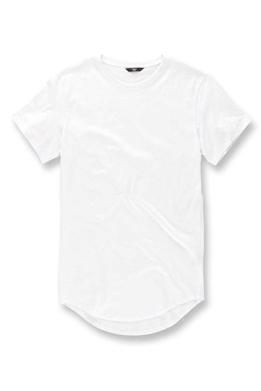 JC Big Men BIG MEN'S SCALLOP T-SHIRT 3 PACK BUNDLE (WHITEOUT)