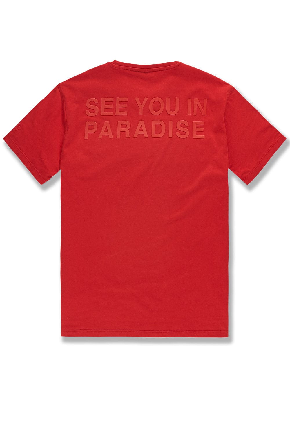 JC Big Men Big Men's Paradise Tonal T-Shirt (Red)