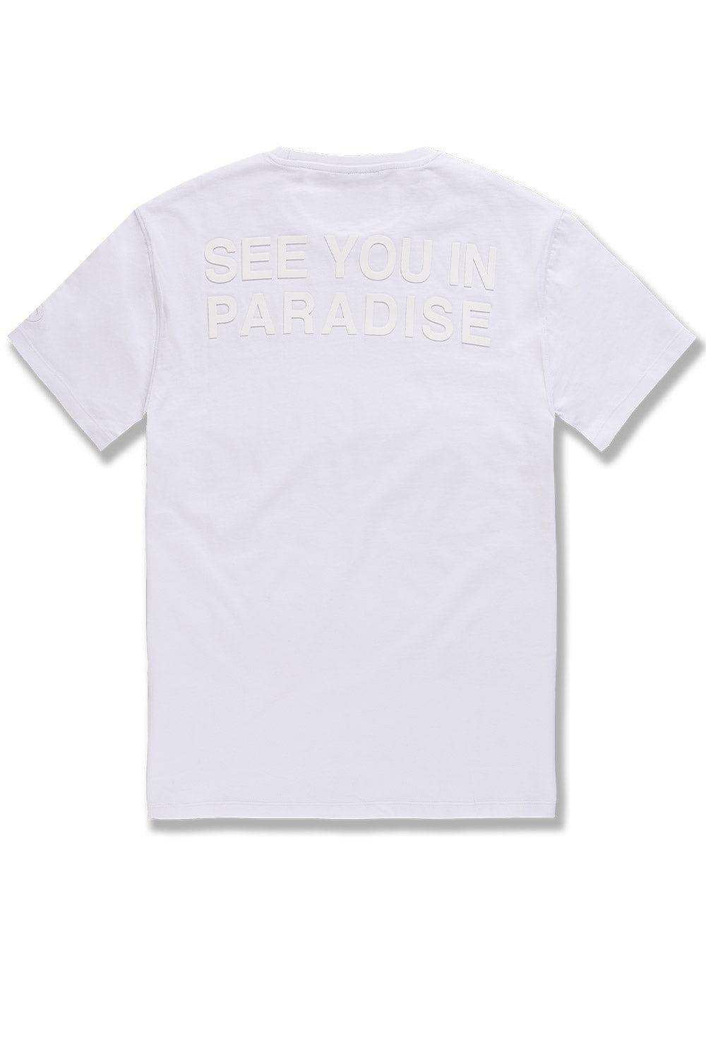 JC Big Men Big Men's Paradise Tonal T-Shirt (White)