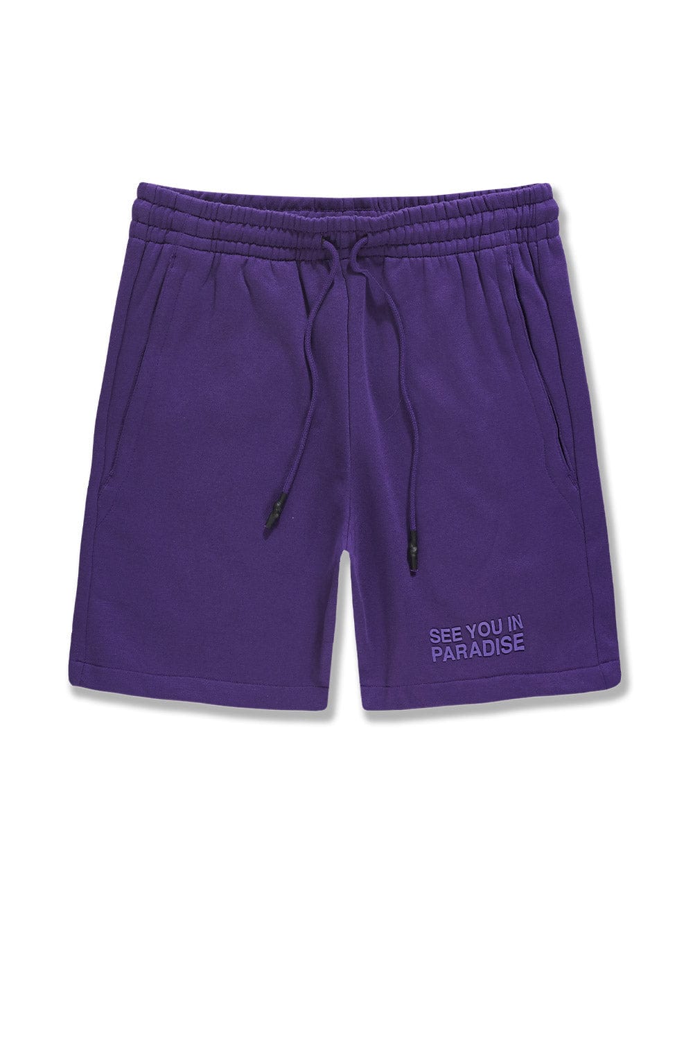 Big Men s Retro Paradise Tonal Shorts Purple 5XL JC Big Men