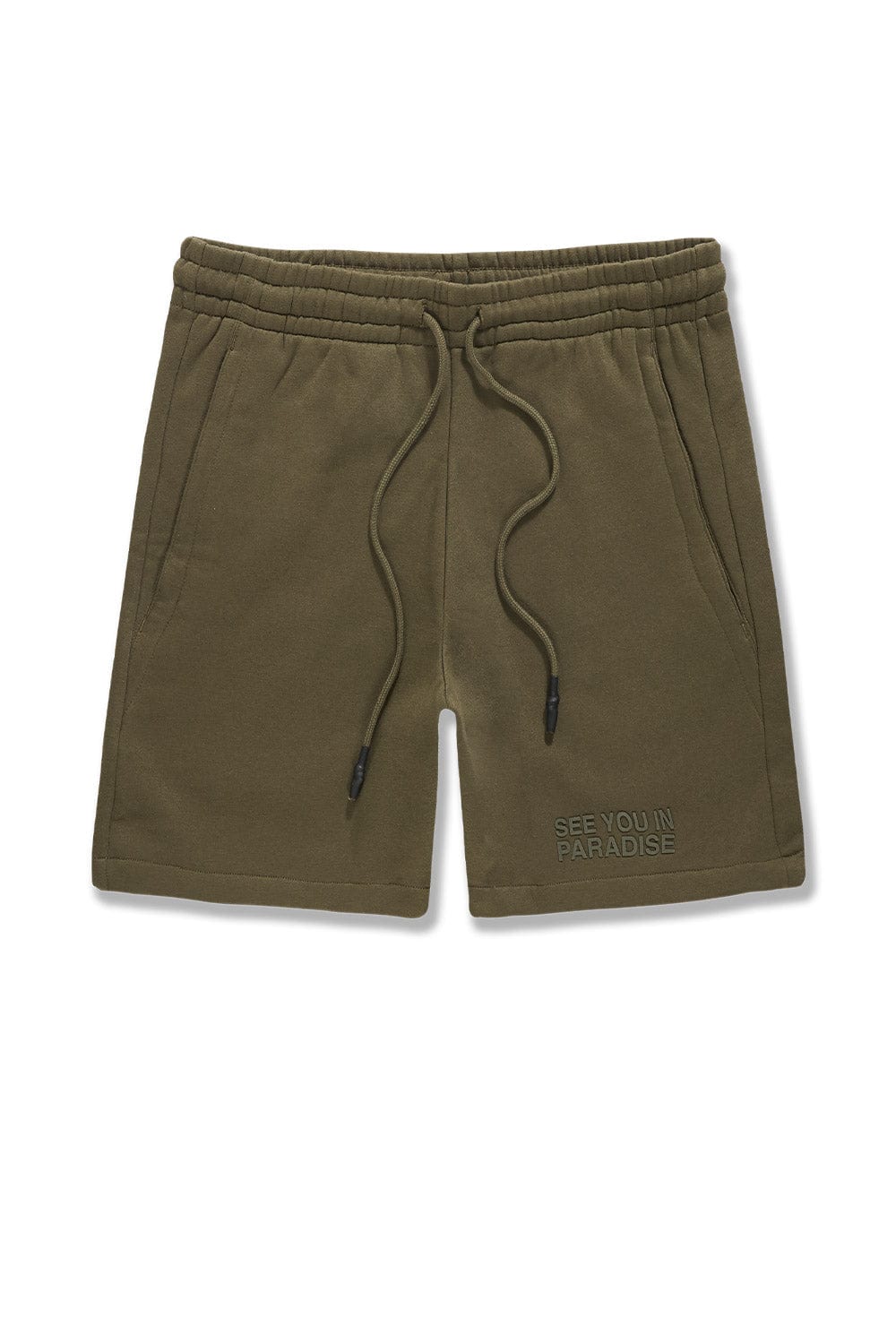 Retro Paradise Tonal Shorts Olive