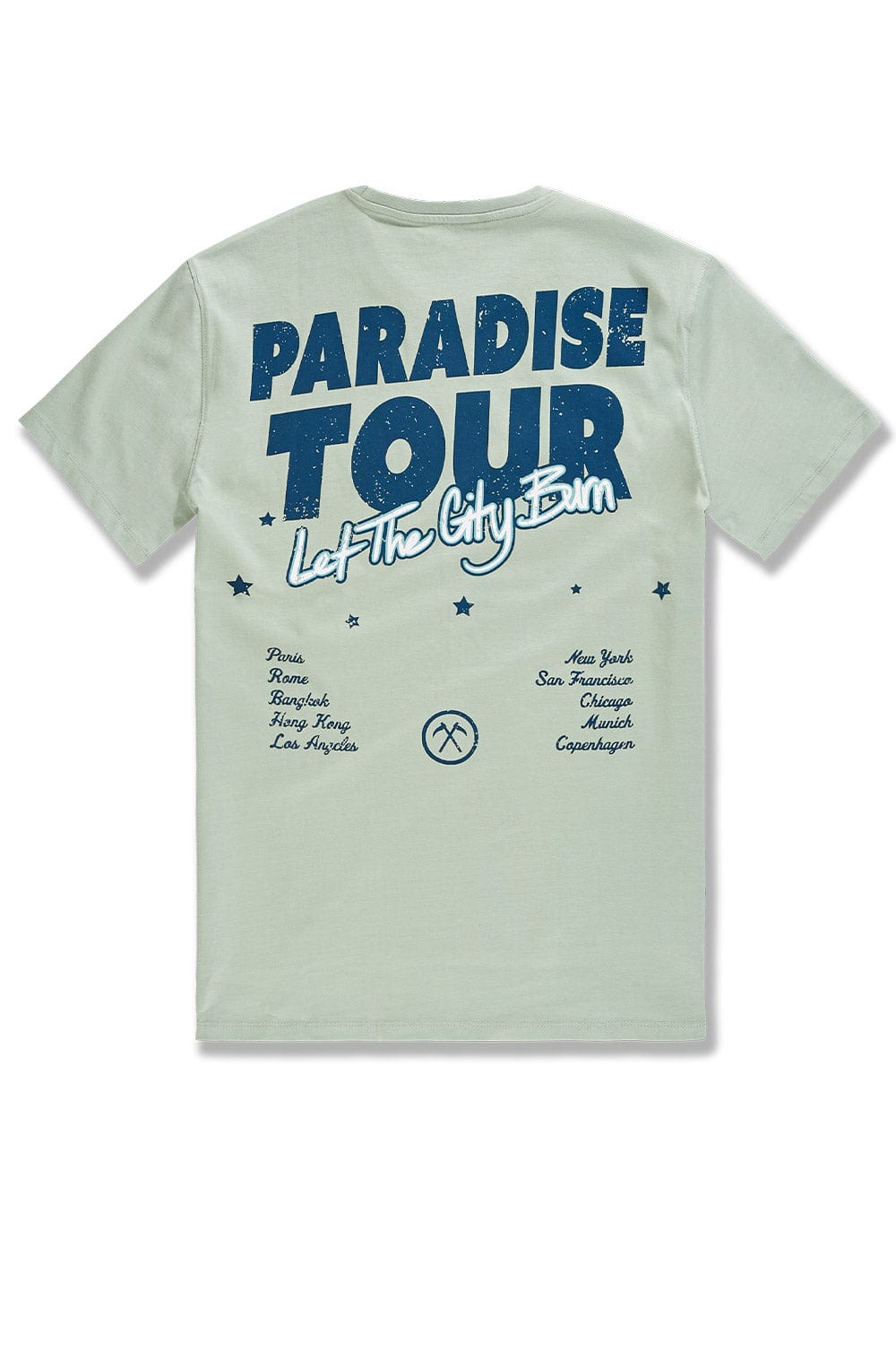 JC Big Men Big Men's Paradise Tour T-Shirt (Light Sage)