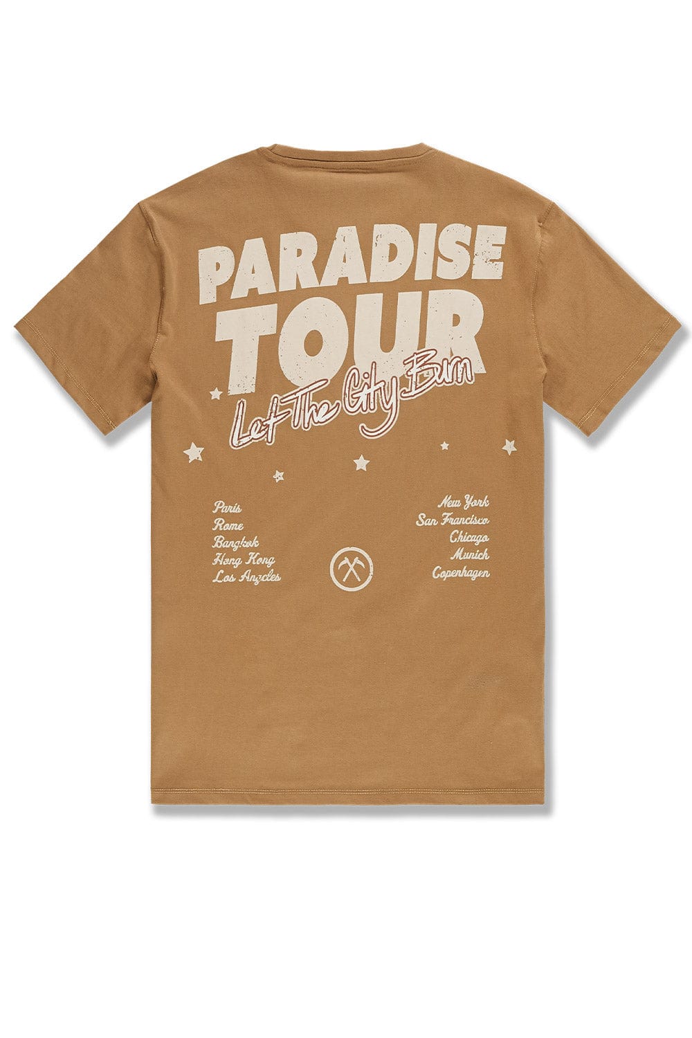 JC Big Men Big Men's Paradise Tour T-Shirt (Mocha)