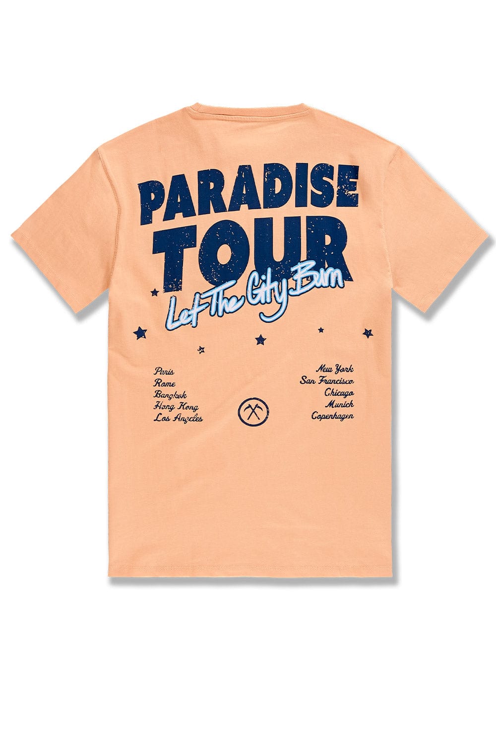 JC Big Men Big Men's Paradise Tour T-Shirt (Peach)