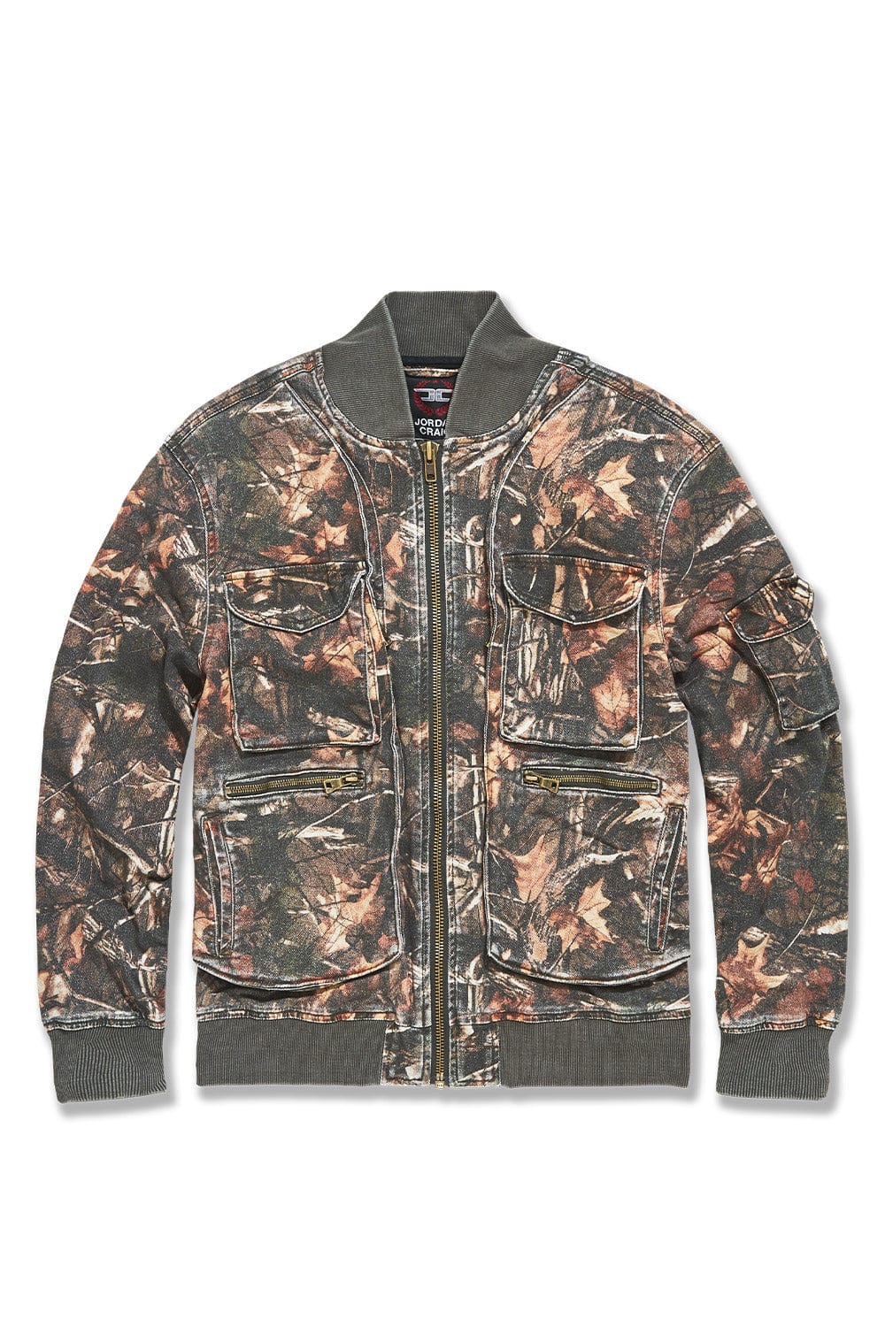 Jordan Craig Camo Mercenary Bomber Jacket (Timber Shade) S / Timber Shade