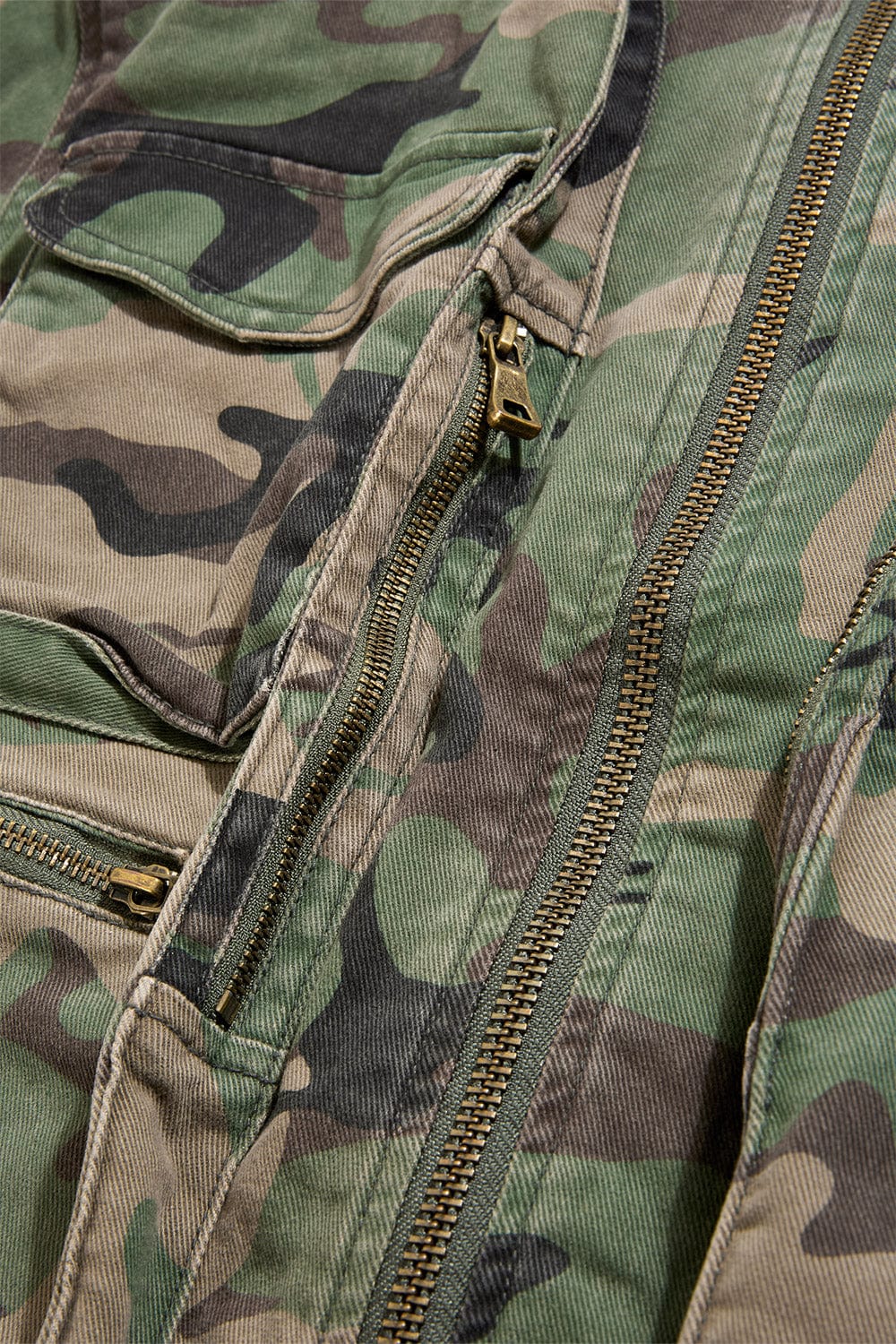 Camo Mercenary Bomber Jacket (Vintage Camo)