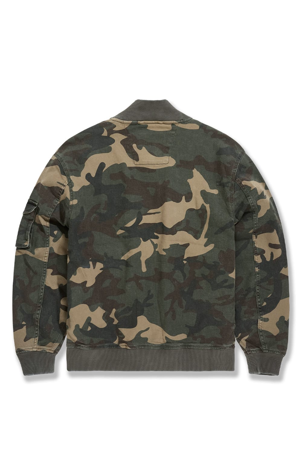 Jordan Craig Camo Mercenary Bomber Jacket (Woodland)