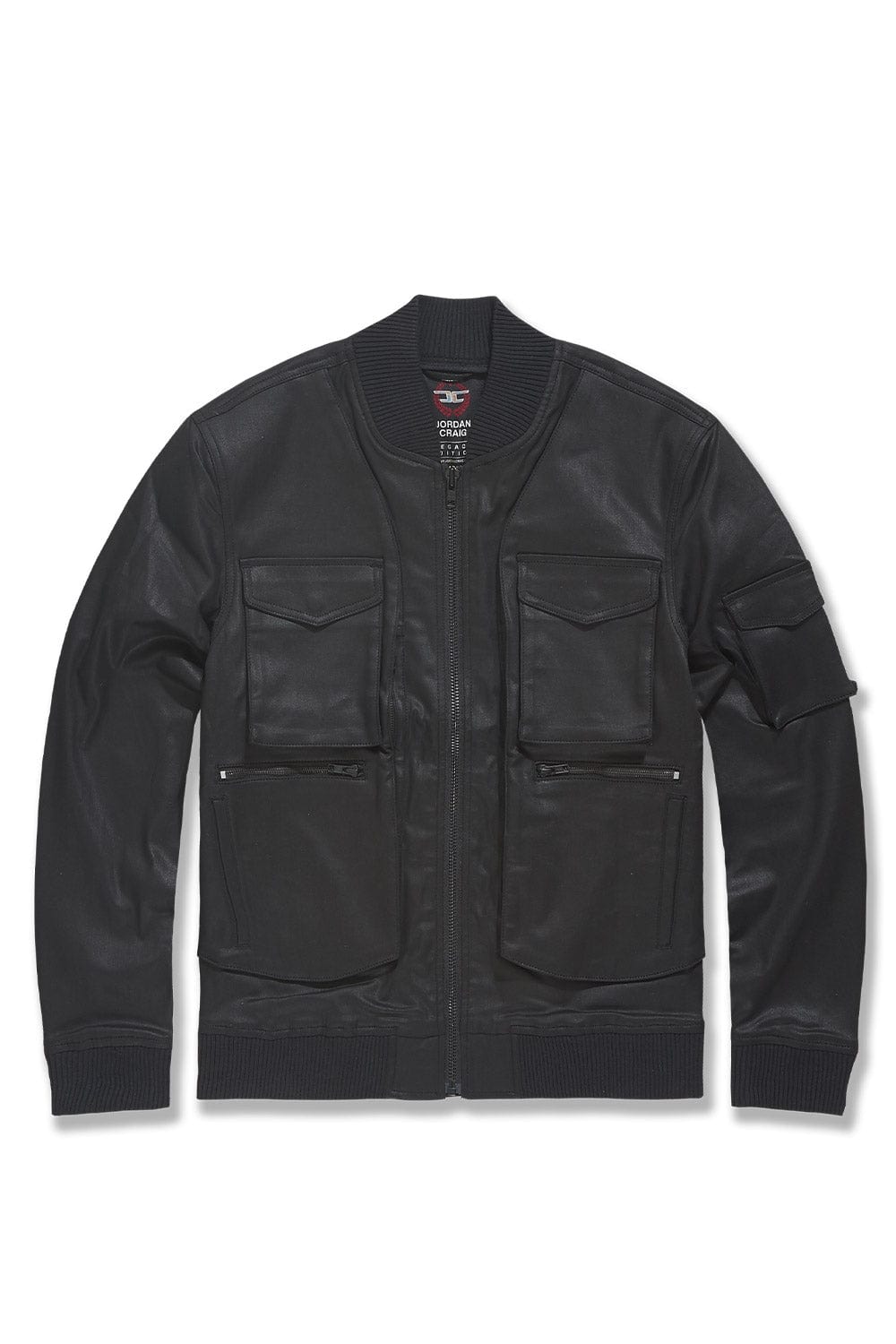 Jordan Craig Midnight Mercenary Bomber Jacket (Jet Black) S / Jet Black