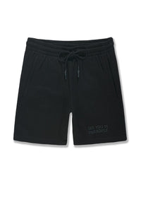 Big Men's Retro Paradise Tonal Shorts