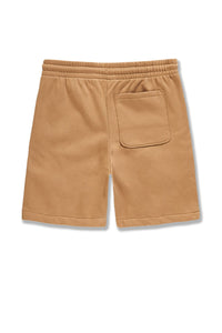 Big Men's Retro Paradise Tonal Shorts
