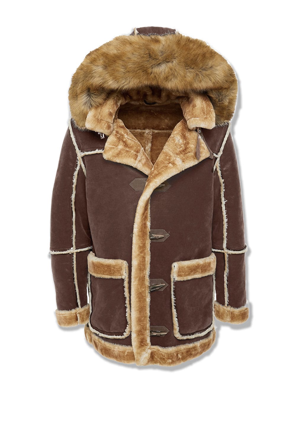 Jordan Craig Denali Shearling Jacket (Brown)