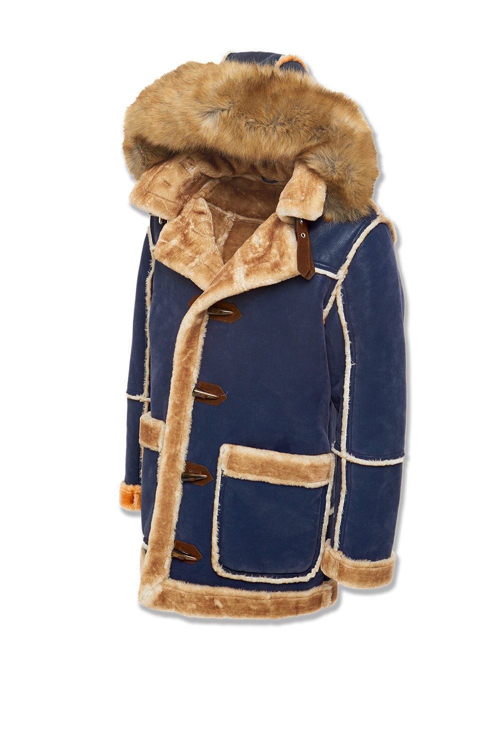 Jordan Craig Denali Shearling Jacket (Navy)