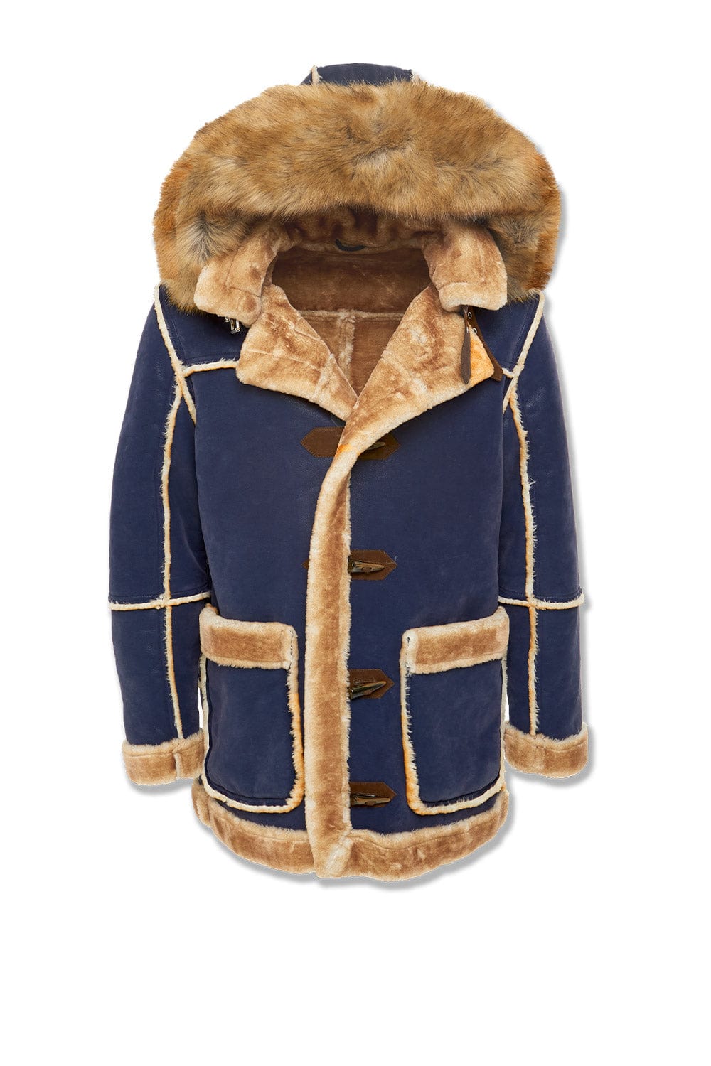 Jordan Craig Denali Shearling Jacket (Navy)