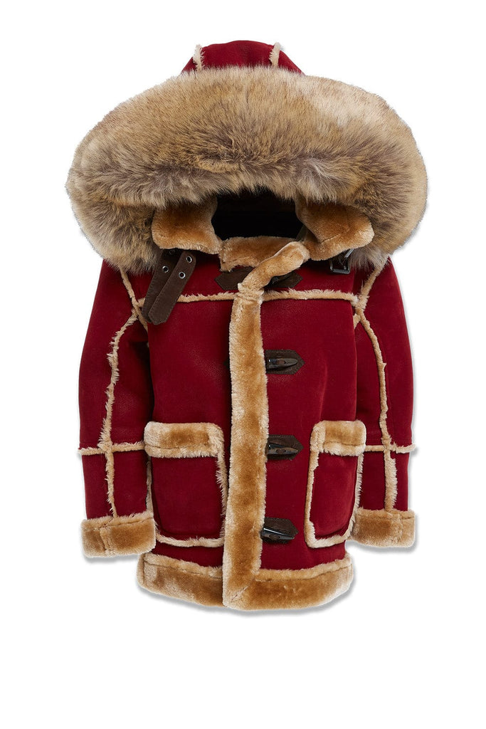 JC Kids Kids Denali Shearling Jacket Burgundy / 2