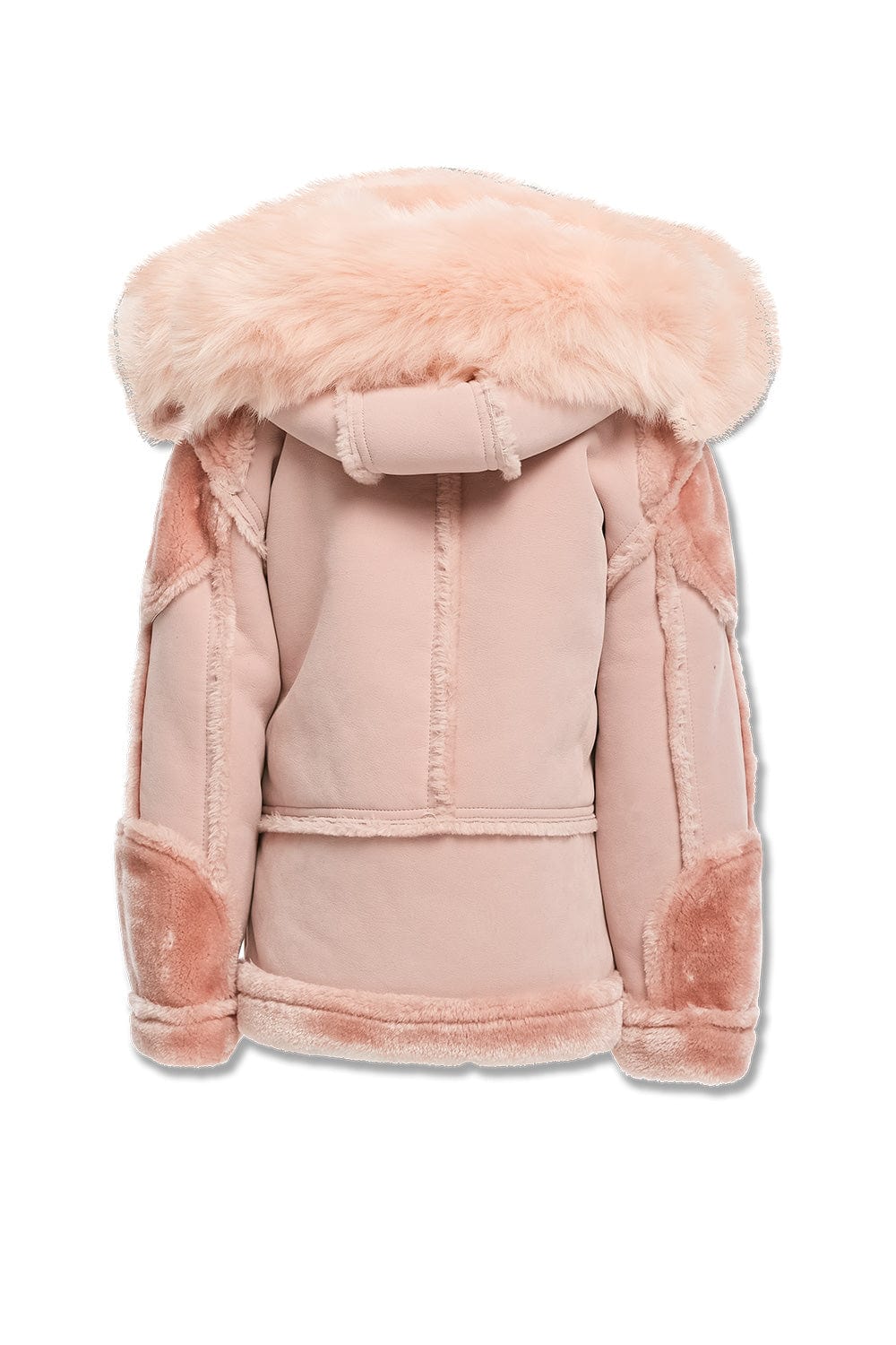 JC Kids Kids El Jefe Shearling Moto Jacket (Pink)