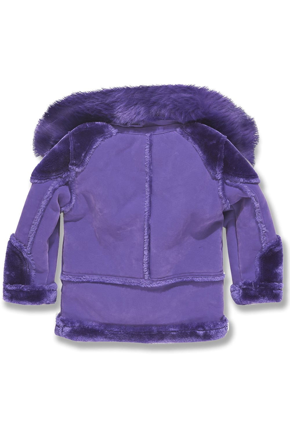 JC Kids Kids El Jefe Shearling Moto Jacket (Purple)