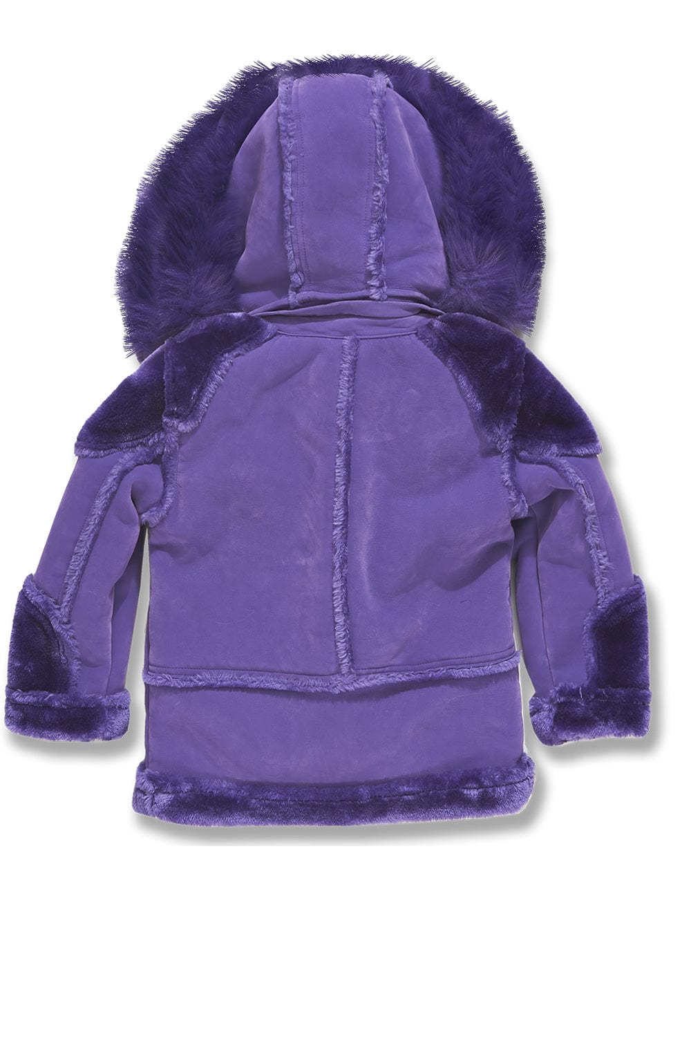 JC Kids Kids El Jefe Shearling Moto Jacket (Purple)