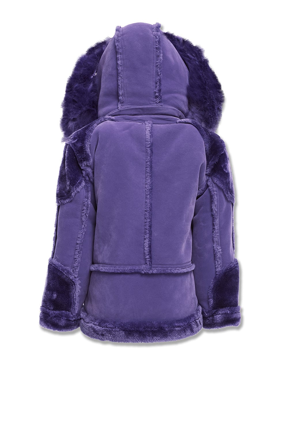 JC Kids Kids El Jefe Shearling Moto Jacket (Purple)