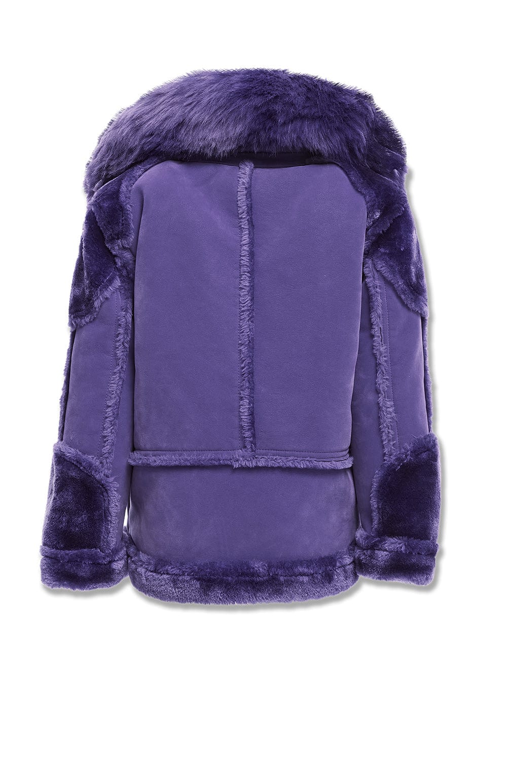 JC Kids Kids El Jefe Shearling Moto Jacket (Purple)