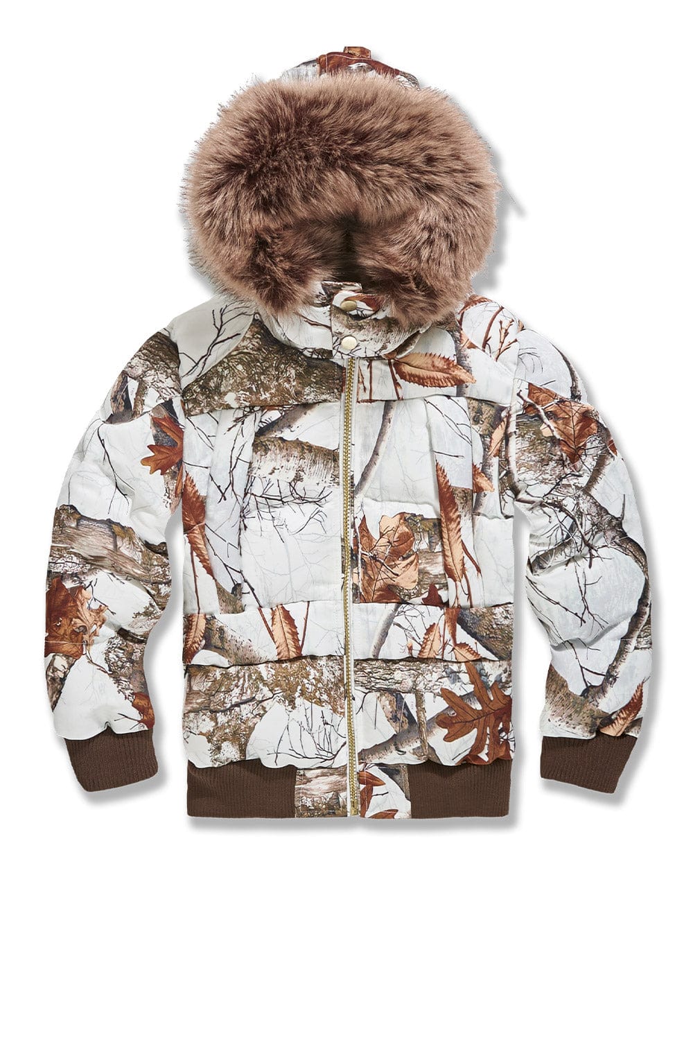 JC Kids Kids Cross Bay Bomber Jacket (Snow Camo) 2 / Snow Camo