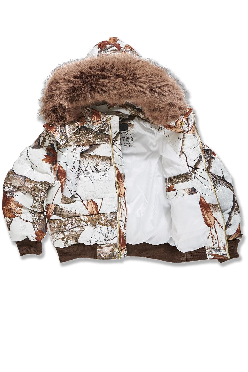 JC Kids Kids Cross Bay Bomber Jacket (Snow Camo)