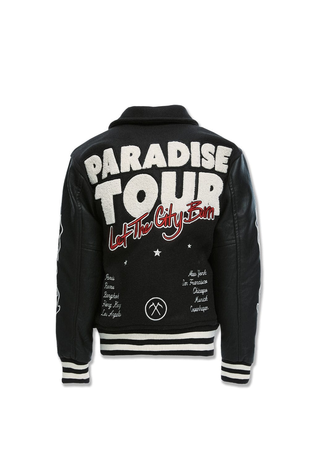 JC Kids Kids Paradise Tour Varsity Jacket (Black)