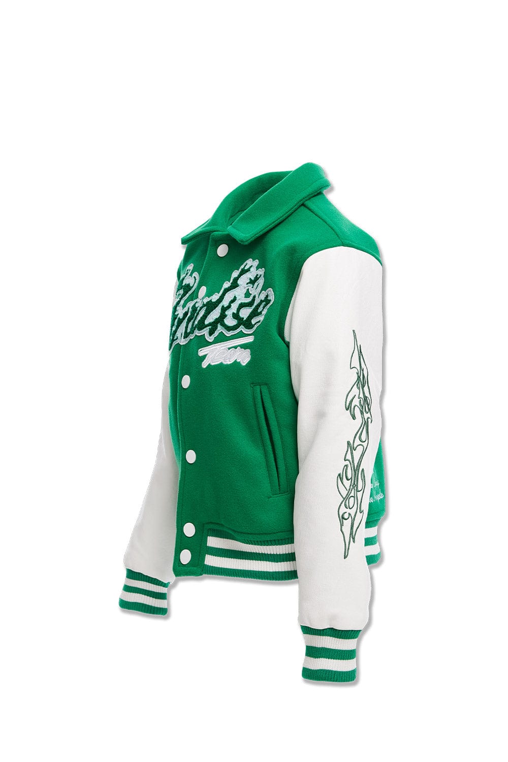 JC Kids Kids Paradise Tour Varsity Jacket (Green)