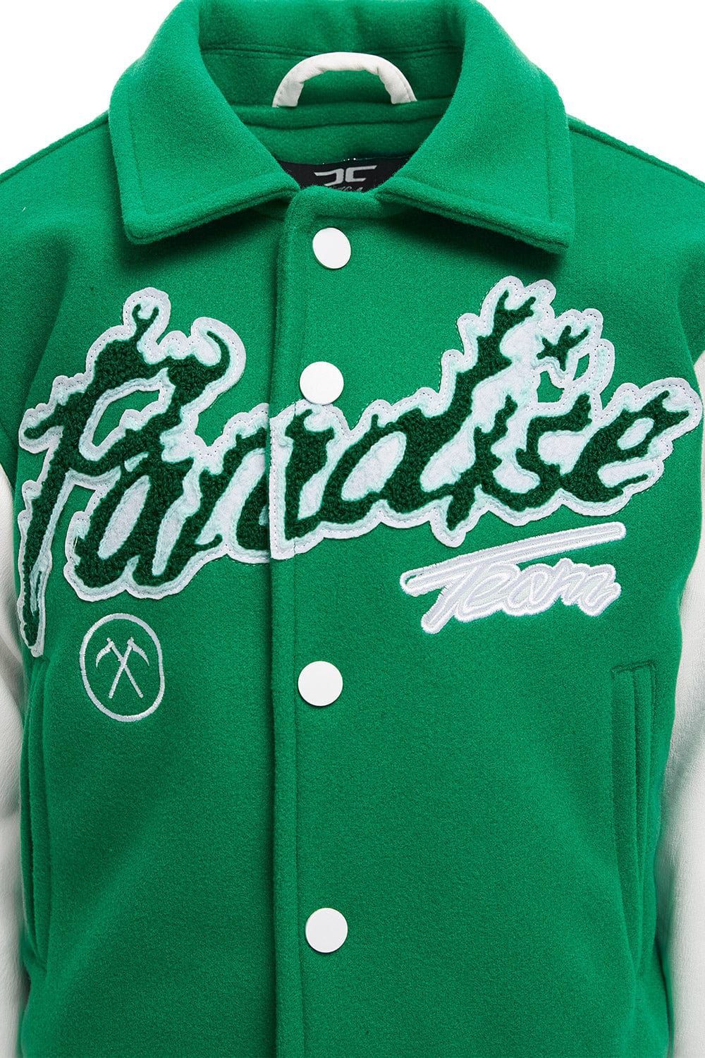 JC Kids Kids Paradise Tour Varsity Jacket (Green)