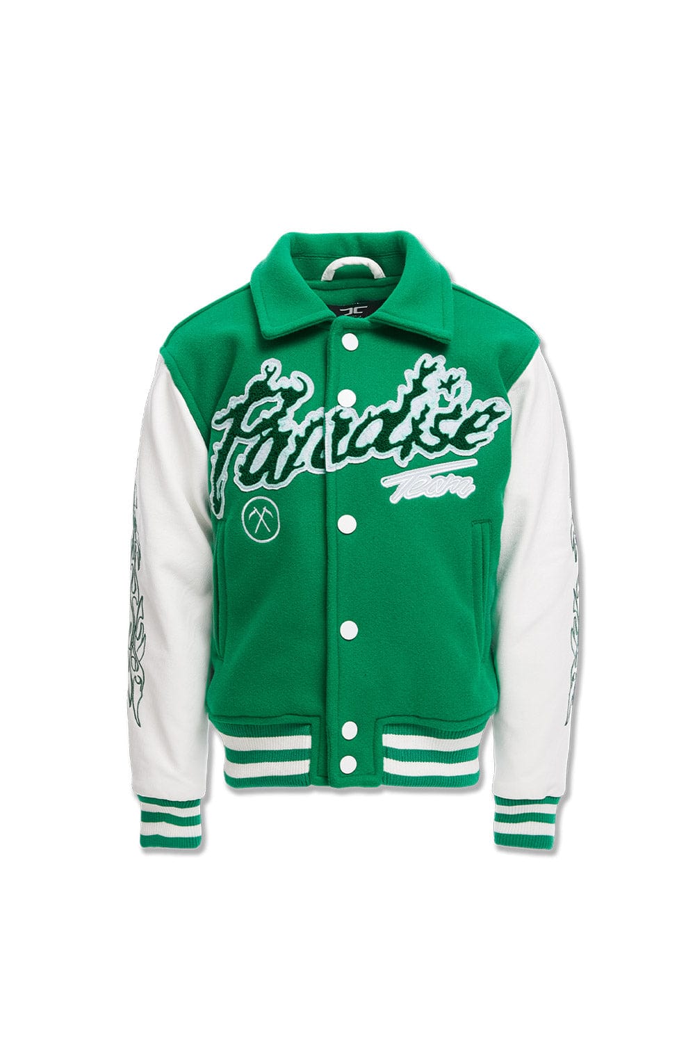 JC Kids Kids Paradise Tour Varsity Jacket (Green)