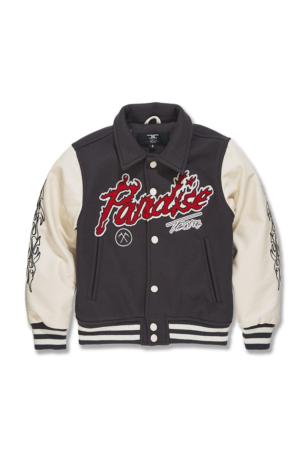 JC Kids Kids Paradise Tour Varsity Jacket (Off Black) 2 / Off Black