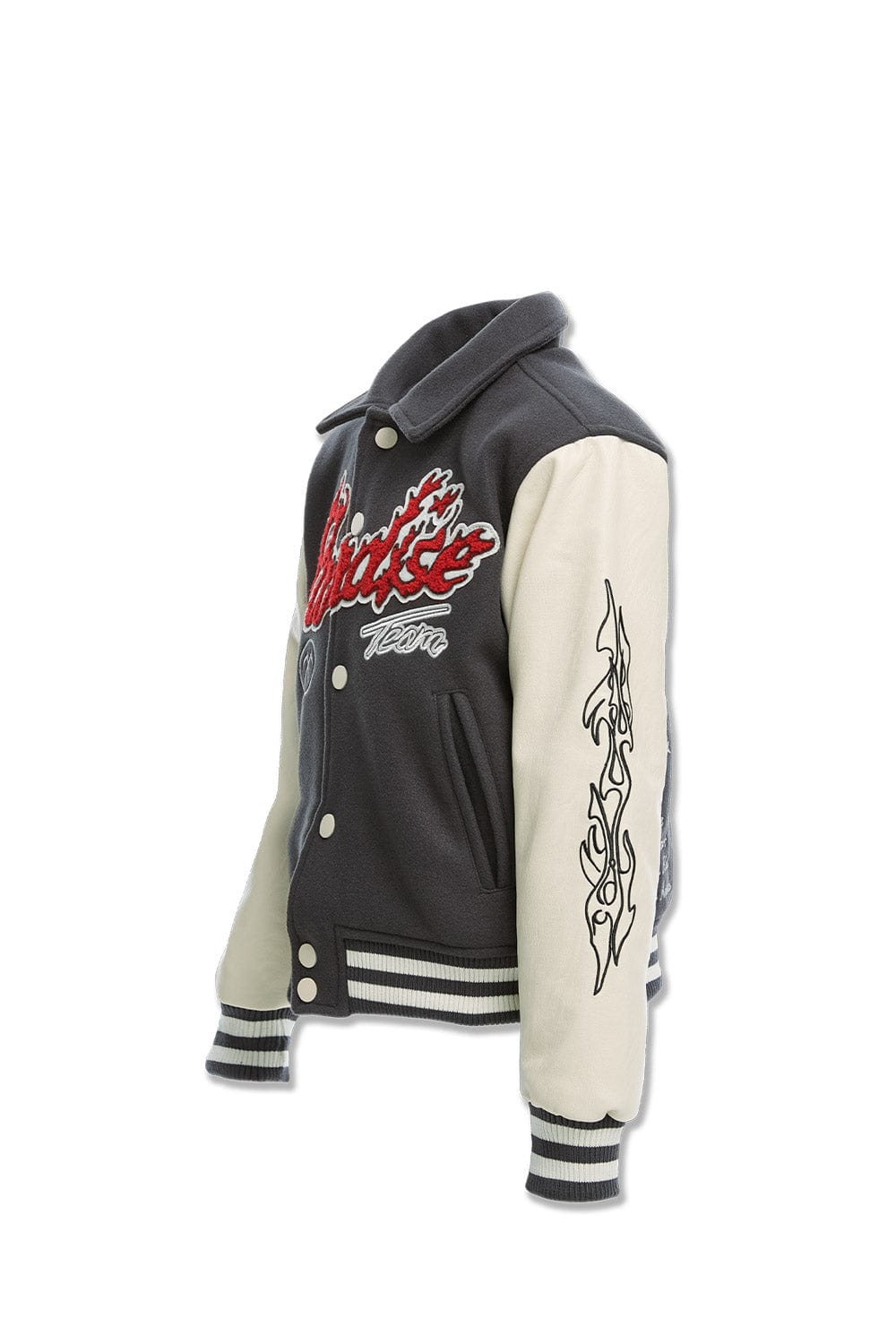 JC Kids Kids Paradise Tour Varsity Jacket (Off Black)