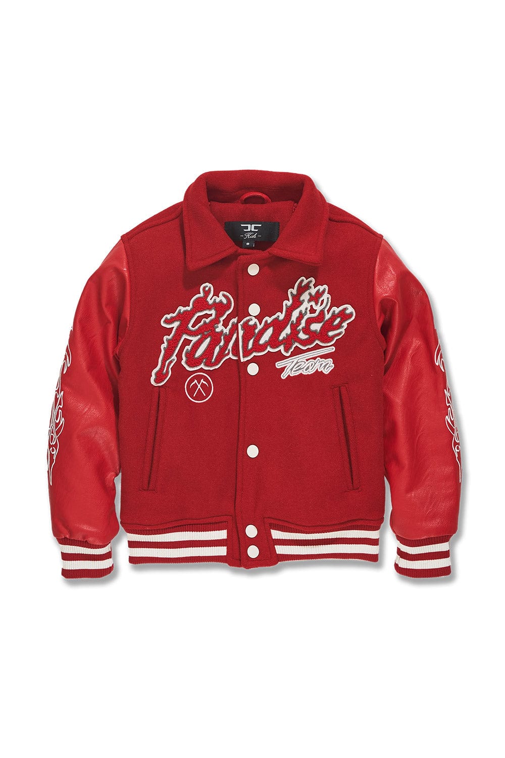 JC Kids Kids Paradise Tour Varsity Jacket (Red) 2 / Red