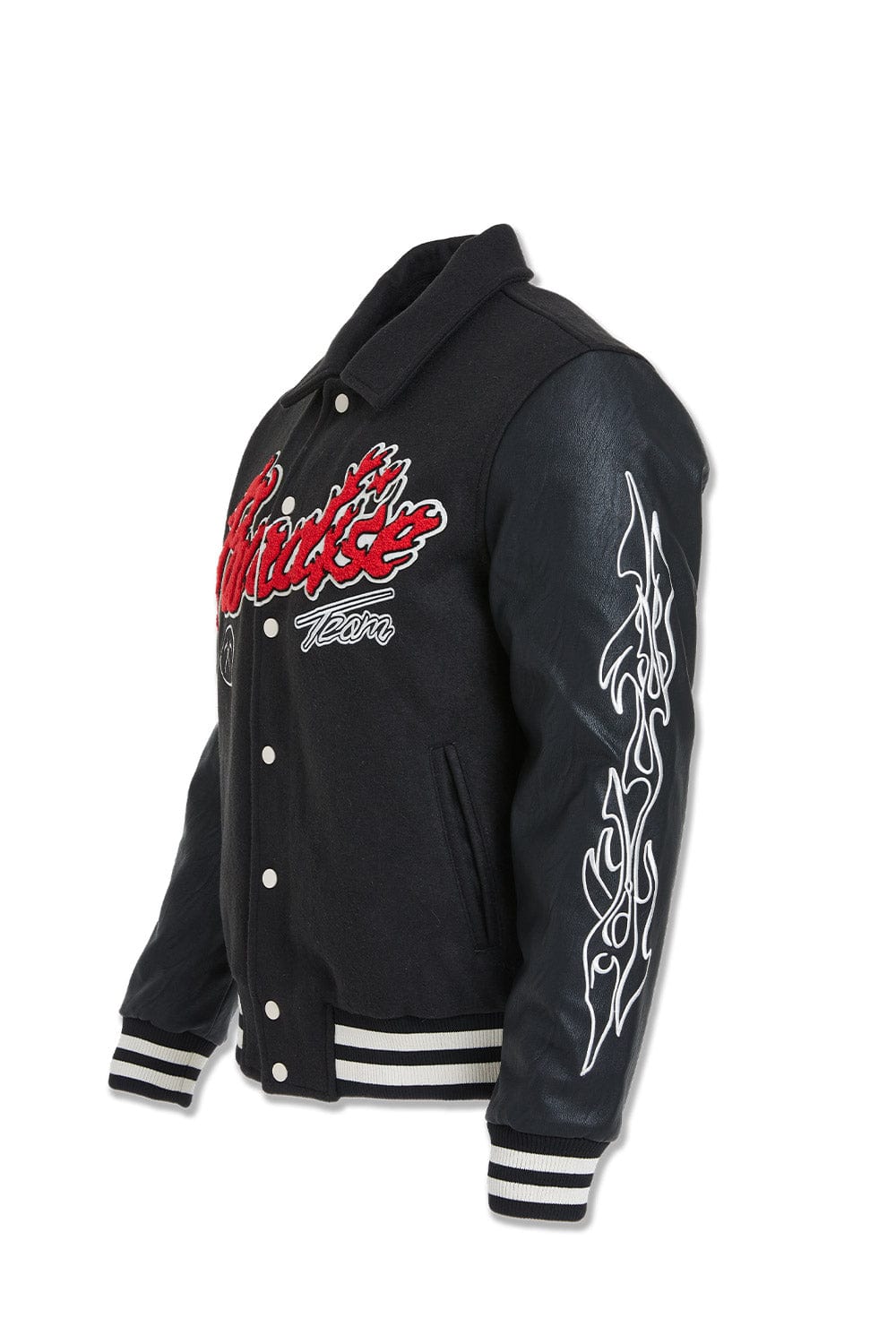 JC Big Men Big Men's Paradise Tour Varsity Jacket (Black)