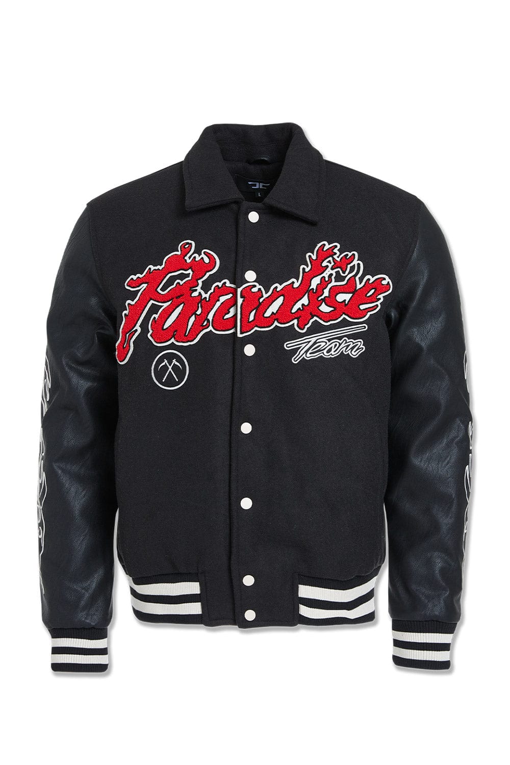 Jordan Craig Paradise Tour Varsity Jacket (Black) S / Black