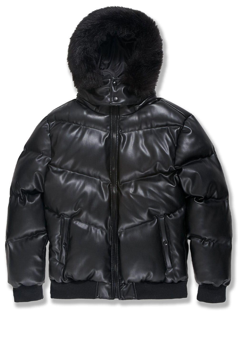 Big Men s Thriller Bubble Jacket Black