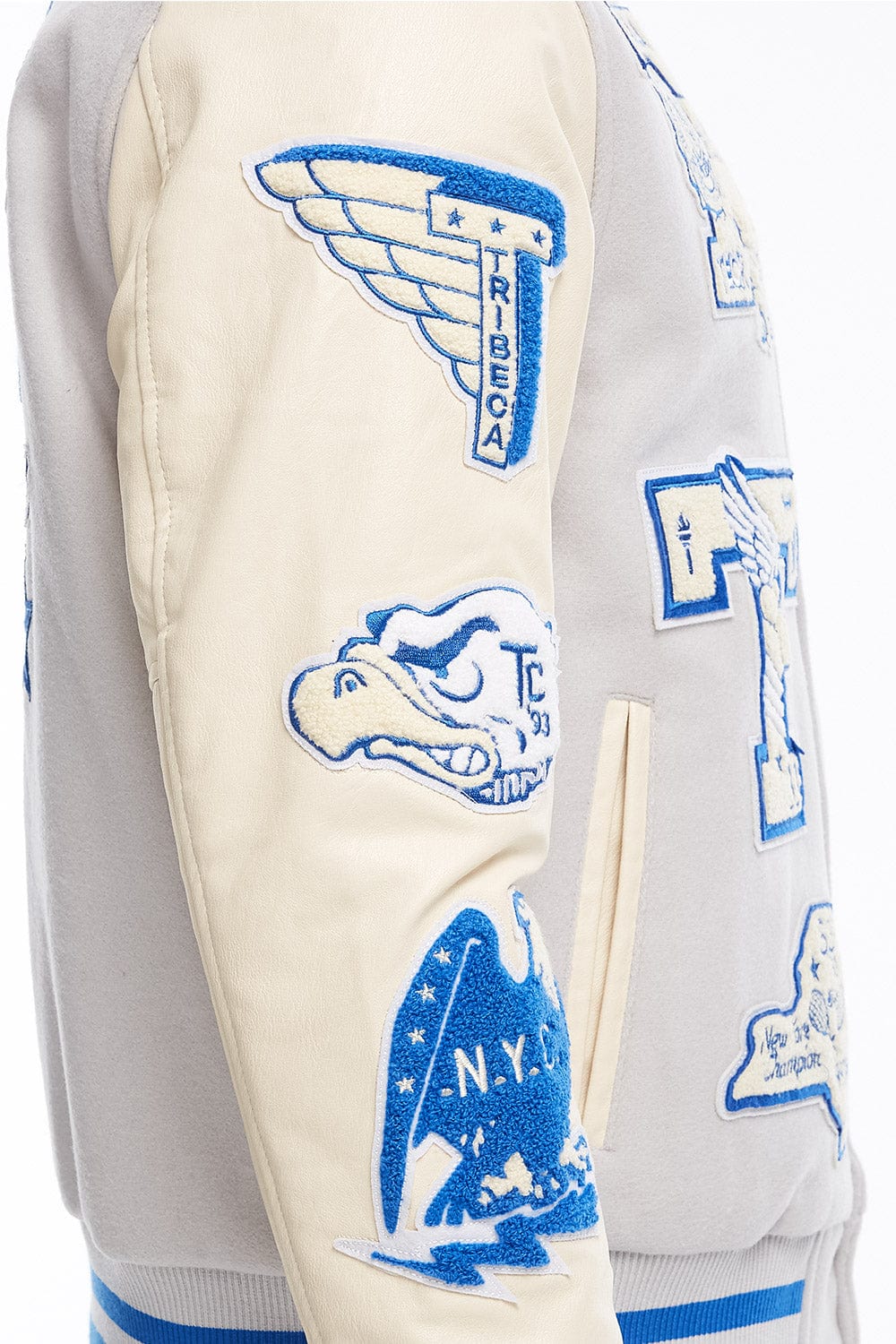 Jordan Craig All American Varsity Jacket (Stone)