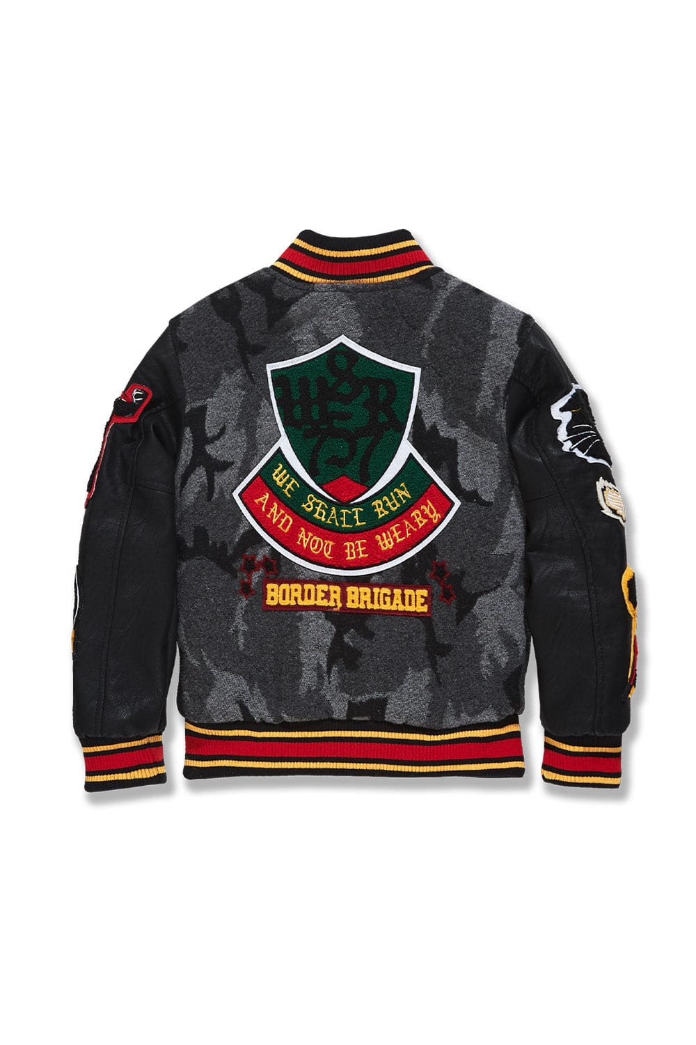 JC Kids Kids Hellcat Varsity Jacket (Black Camo)