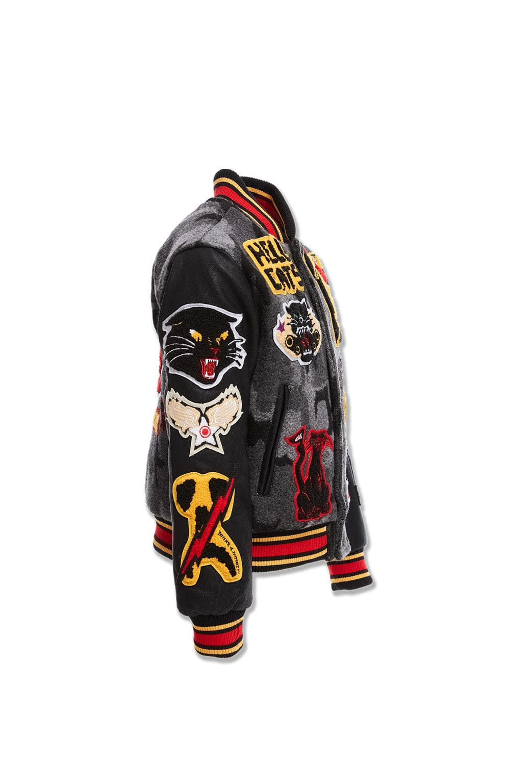 JC Kids Kids Hellcat Varsity Jacket (Black Camo)