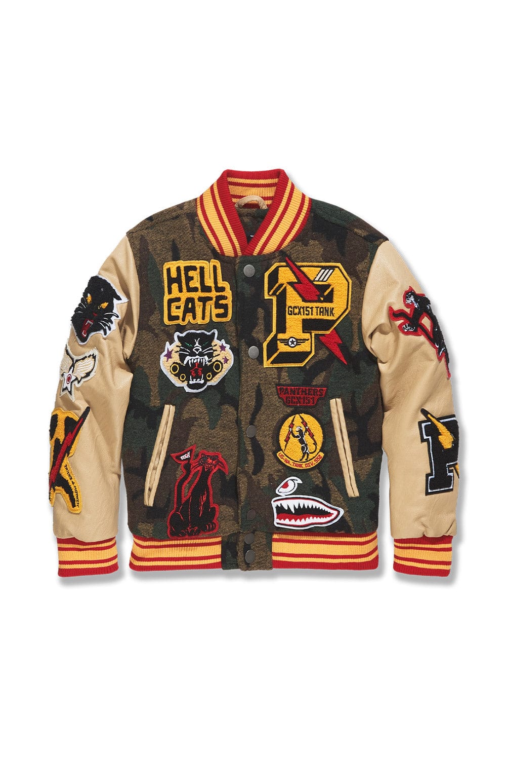 JC Kids Kids Hellcat Varsity Jacket (Vintage Camo)