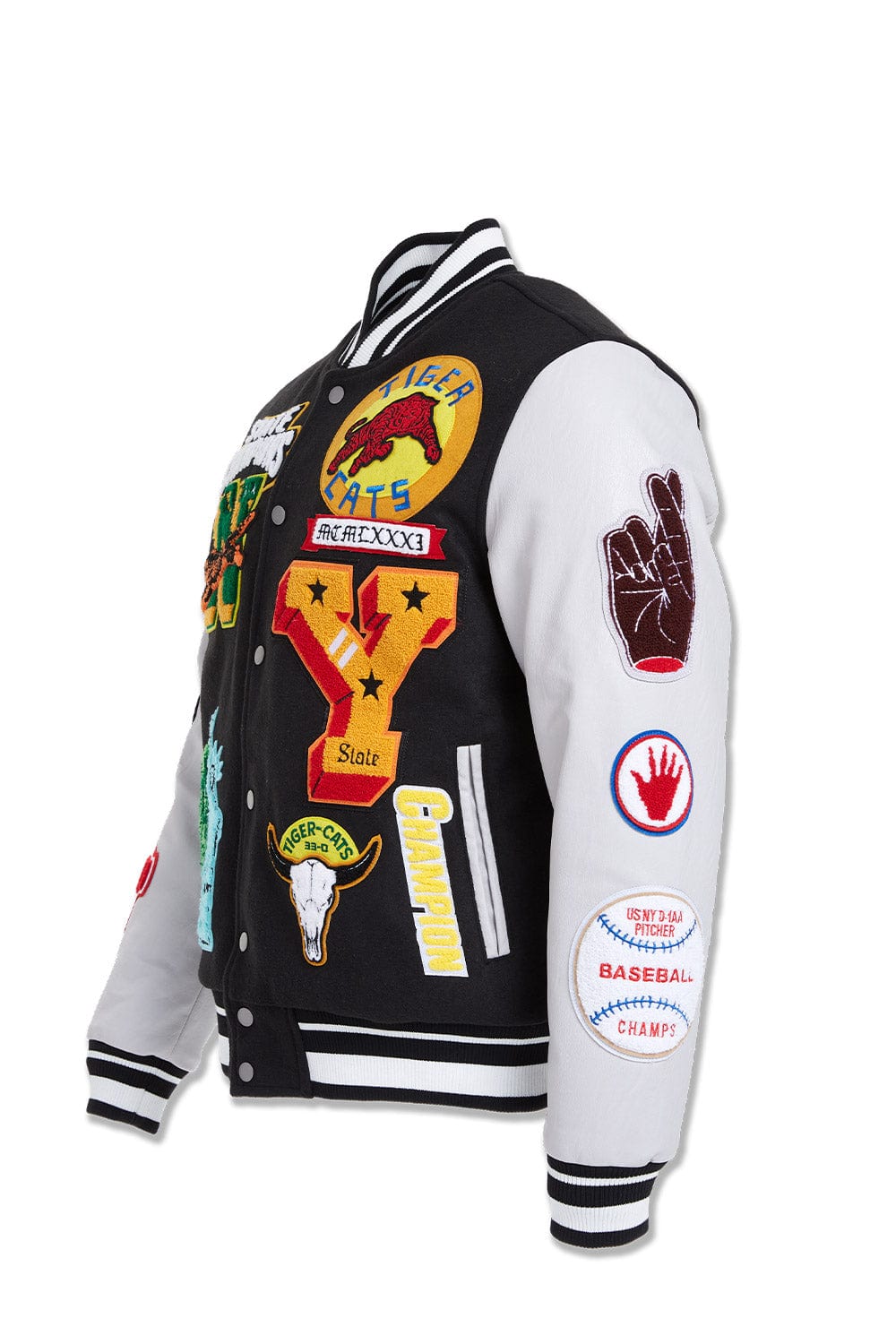 Jordan Craig Empire City Varsity Jacket (Black)