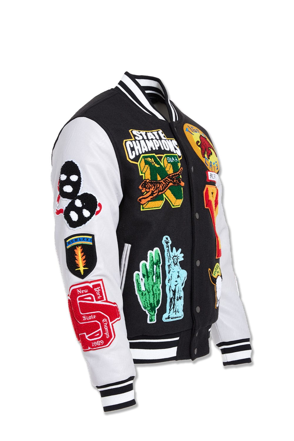 Jordan Craig Empire City Varsity Jacket (Black)