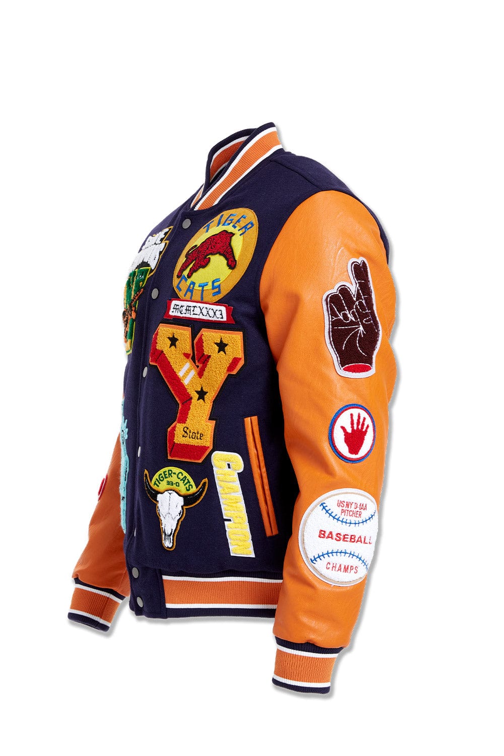 JC Big Men Big Men's Empire City Varsity Jacket (Queens)