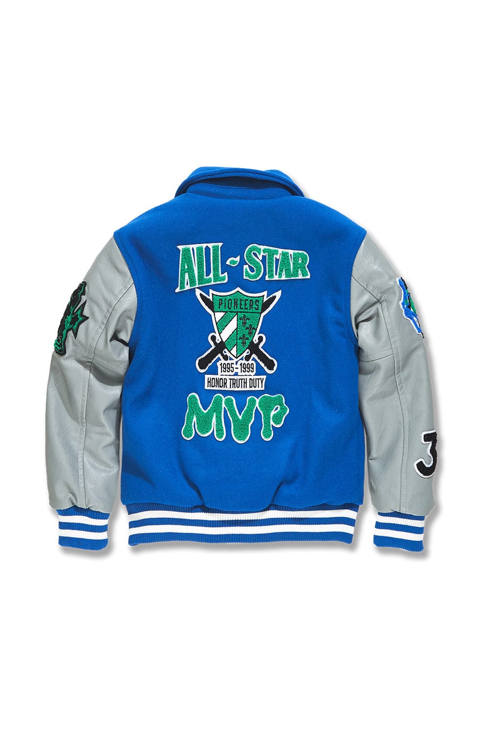 JC Kids Kids Pioneers Varsity Jacket (Royal)