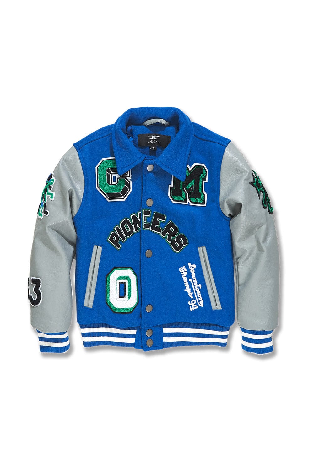 JC Kids Kids Pioneers Varsity Jacket (Royal) 2 / Royal