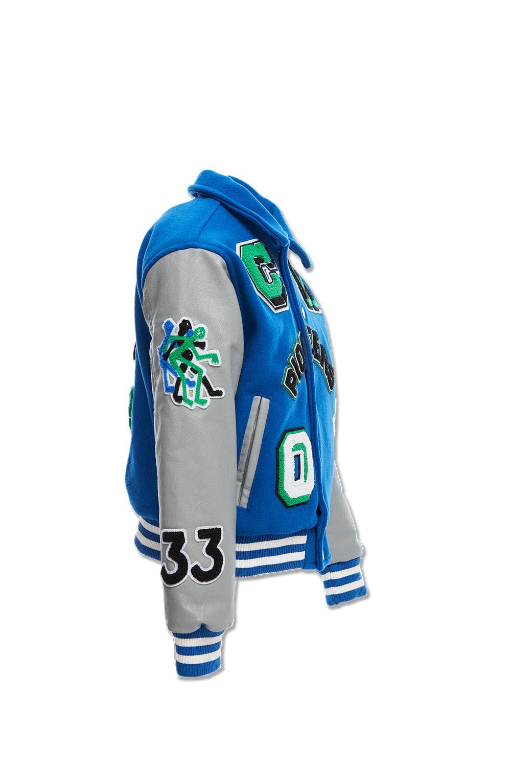 JC Kids Kids Pioneers Varsity Jacket (Royal)