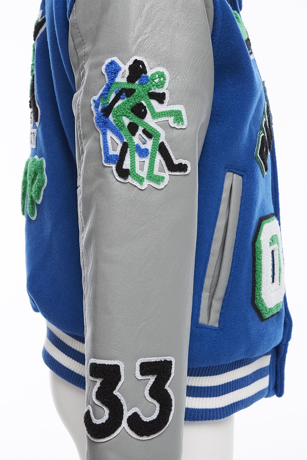 JC Kids Kids Pioneers Varsity Jacket (Royal)