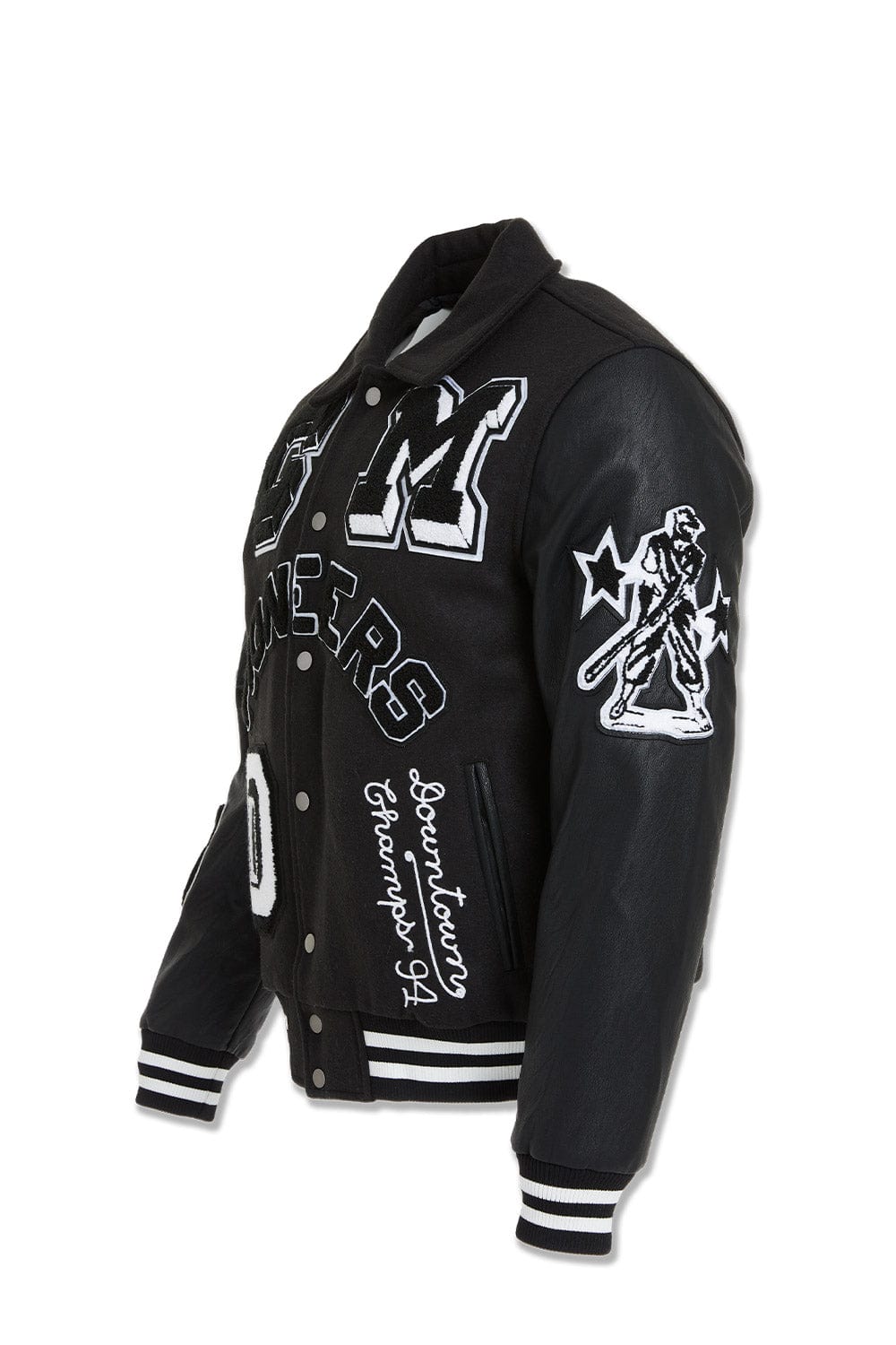 Jordan Craig Pioneers Varsity Jacket (Black)