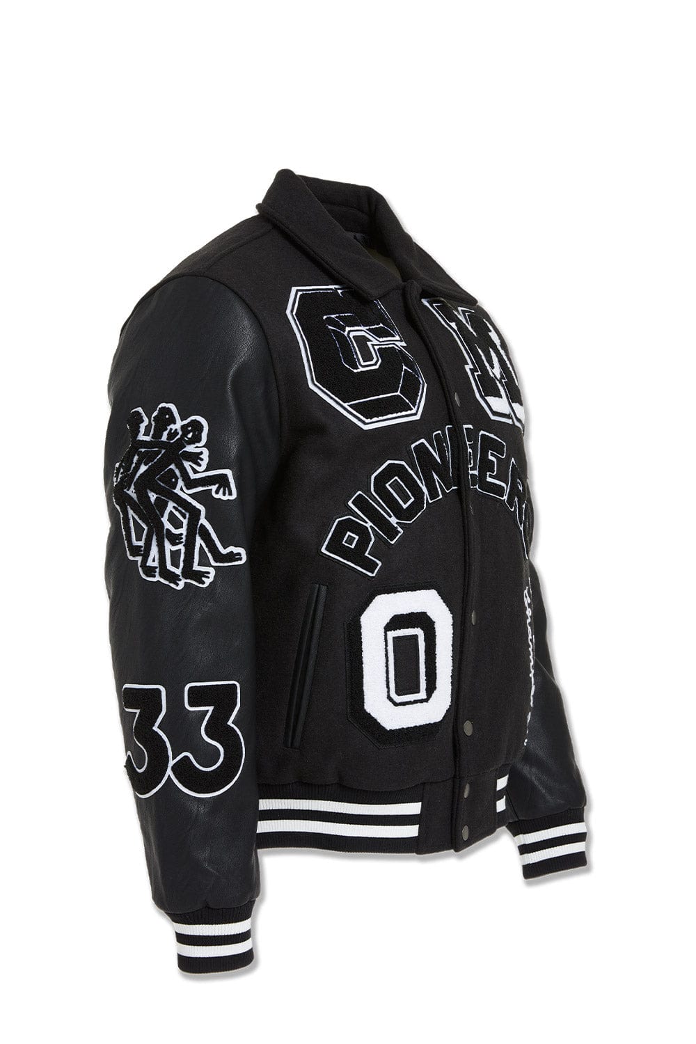 Jordan Craig Pioneers Varsity Jacket (Black)